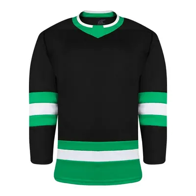 Black and white Kobe K3G hockey jersey, front view